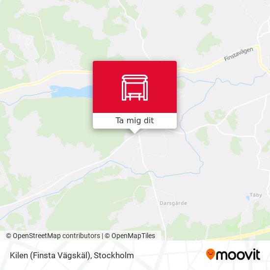 Kilen (Finsta Vägskäl) karta