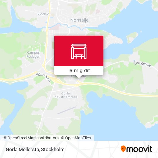 Görla Mellersta karta
