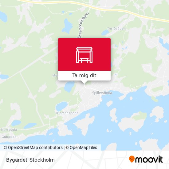 Bygärdet karta