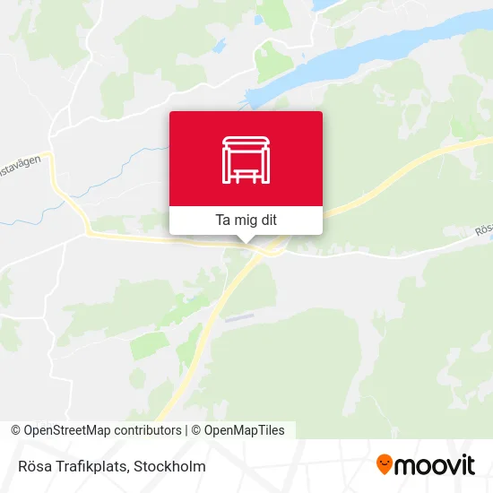 Rösa Trafikplats karta