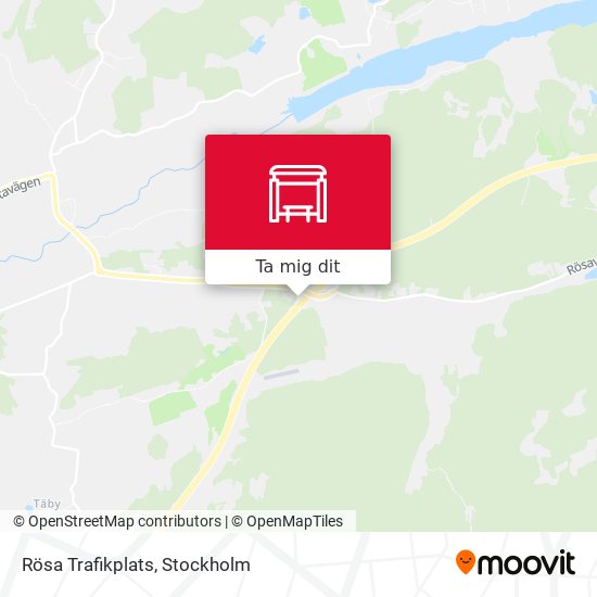 Rösa Trafikplats karta