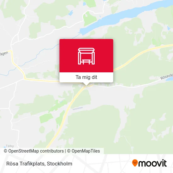 Rösa Trafikplats karta