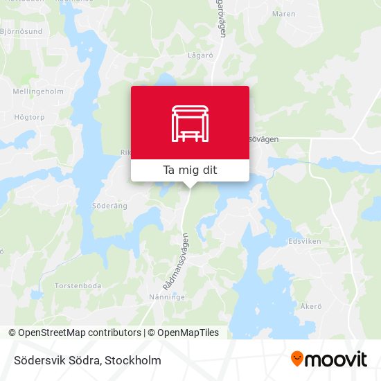 Södersvik Södra karta