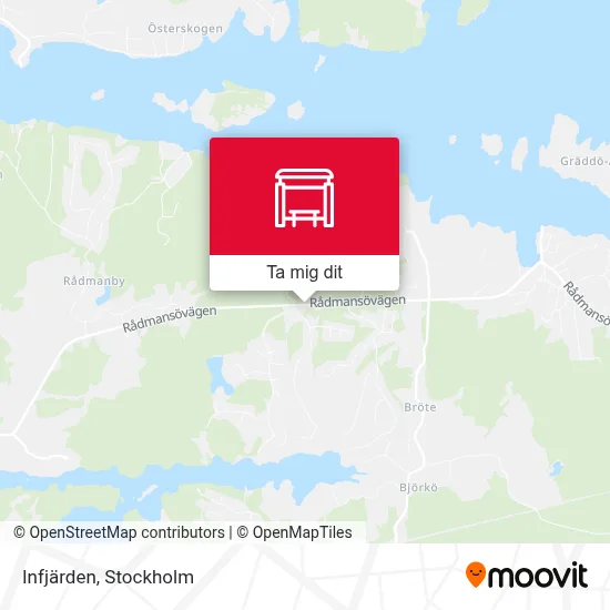 Infjärden karta