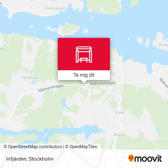 Infjärden karta