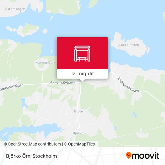 Björkö Örn karta