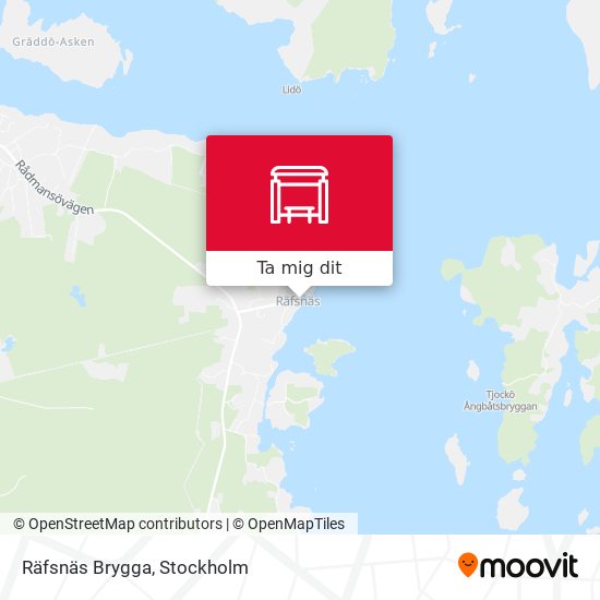 Räfsnäs Brygga karta