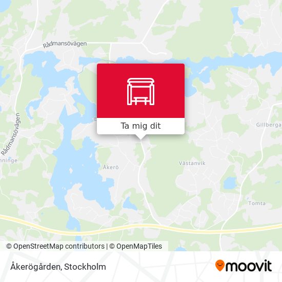 Åkerögården karta