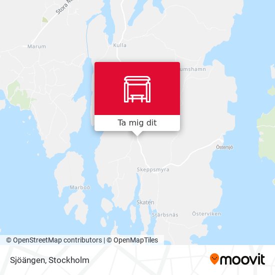 Sjöängen karta