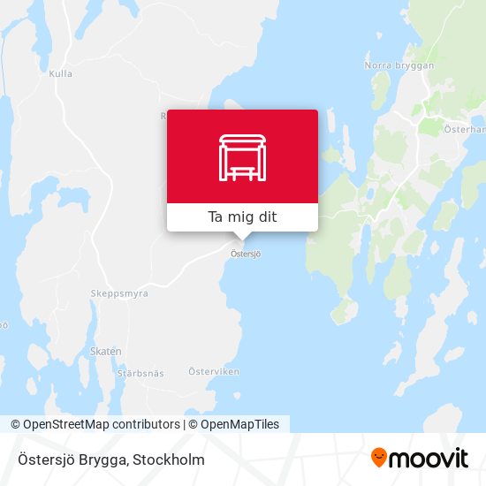 Östersjö Brygga karta