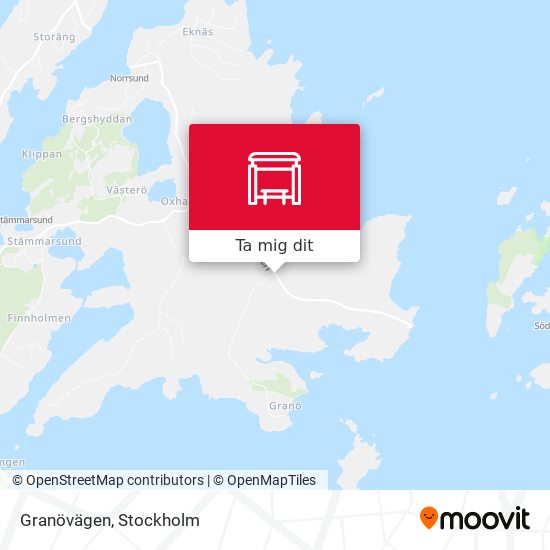 Granövägen karta