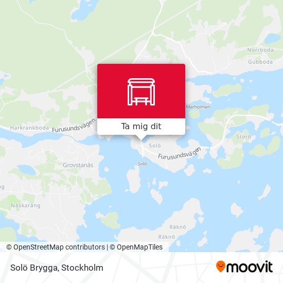 Solö Brygga karta