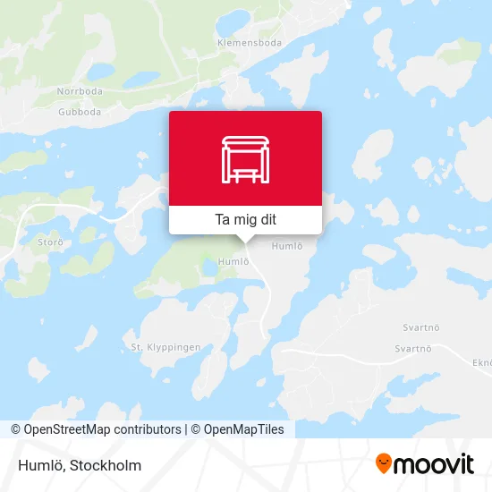Humlö karta