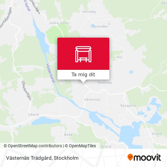 Västernäs Trädgård karta