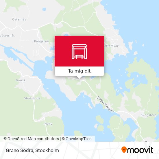 Granö Södra karta