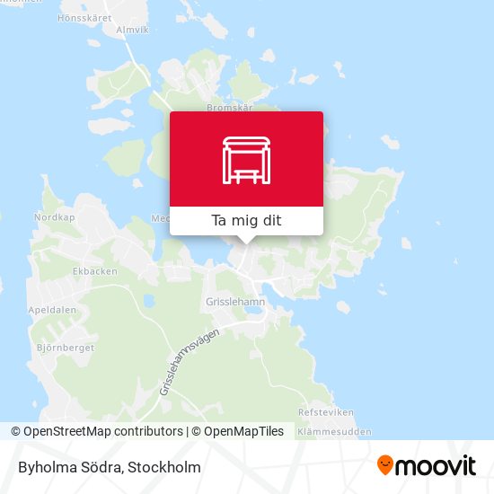 Byholma Södra karta