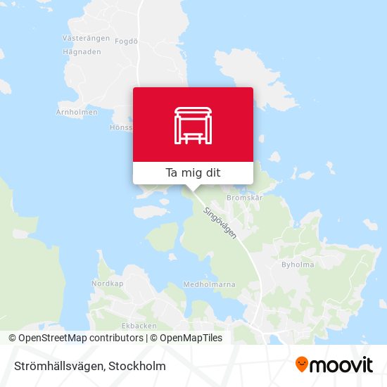 Strömhällsvägen karta