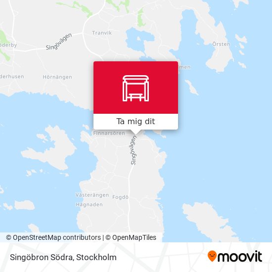 Singöbron Södra karta