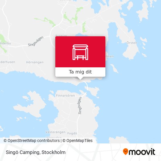 Singö Camping karta
