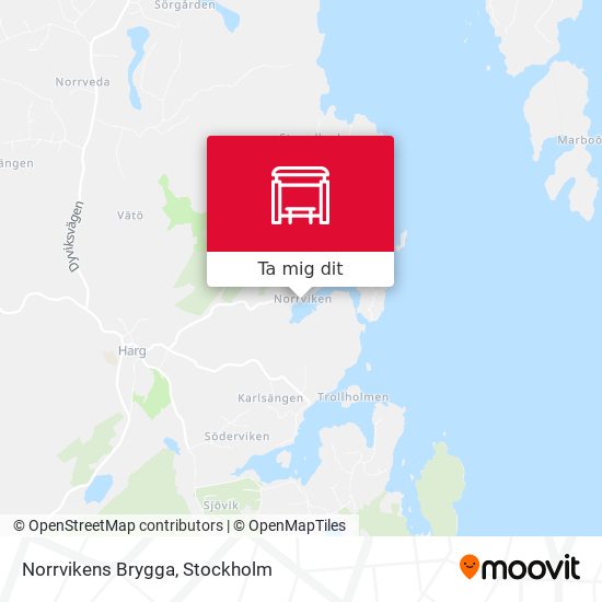 Norrvikens Brygga karta