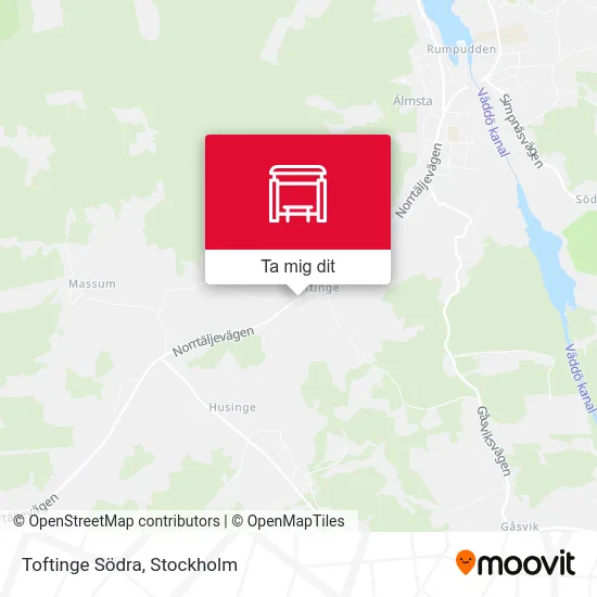 Toftinge Södra karta