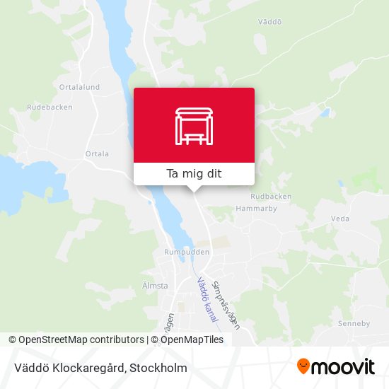 Väddö Klockaregård karta