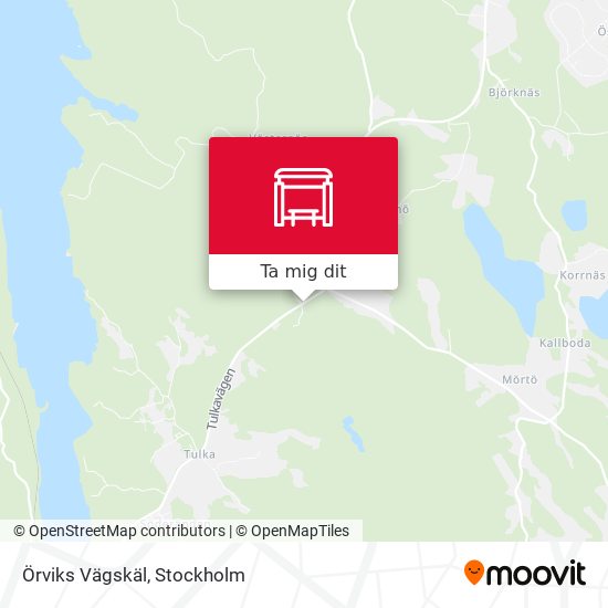 Örviks Vägskäl karta