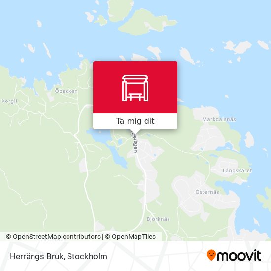 Herrängs Bruk karta