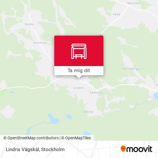 Lindris Vägskäl karta
