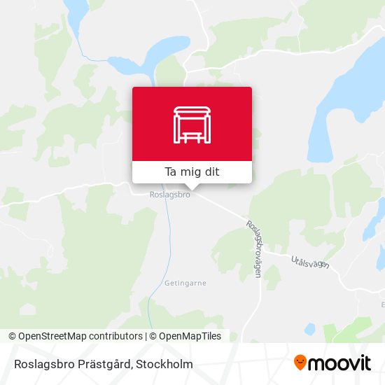 Roslagsbro Prästgård karta