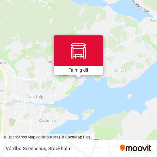 Vårdbo Servicehus karta