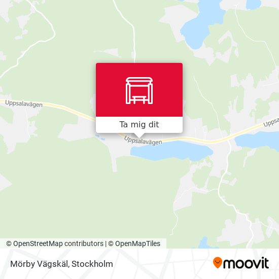 Mörby Vägskäl karta