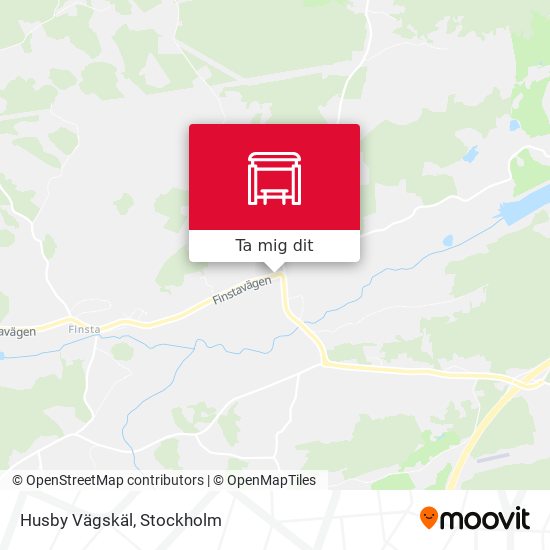 Husby Vägskäl karta