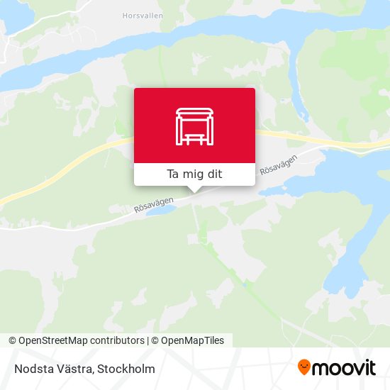 Nodsta Västra karta