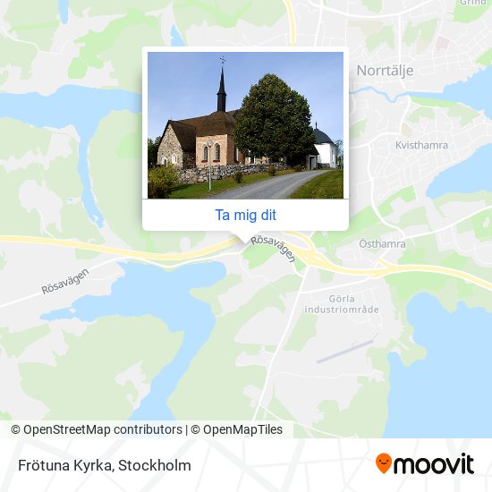 Frötuna Kyrka karta