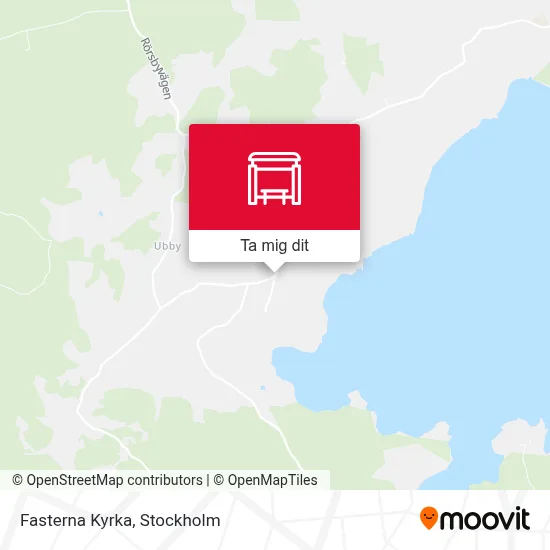 Fasterna Kyrka karta