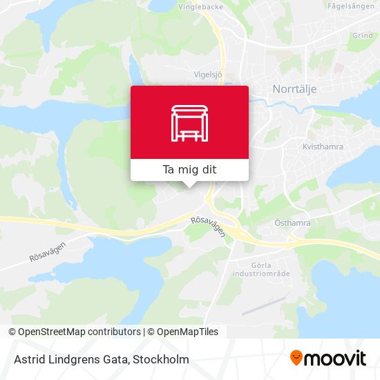 Astrid Lindgrens Gata karta
