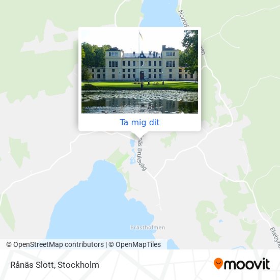 Rånäs Slott karta