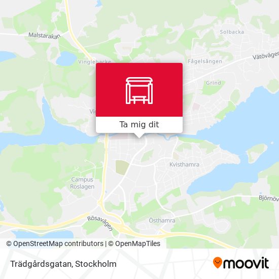 Trädgårdsgatan karta