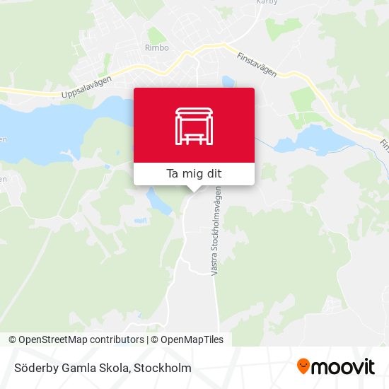 Söderby Gamla Skola karta