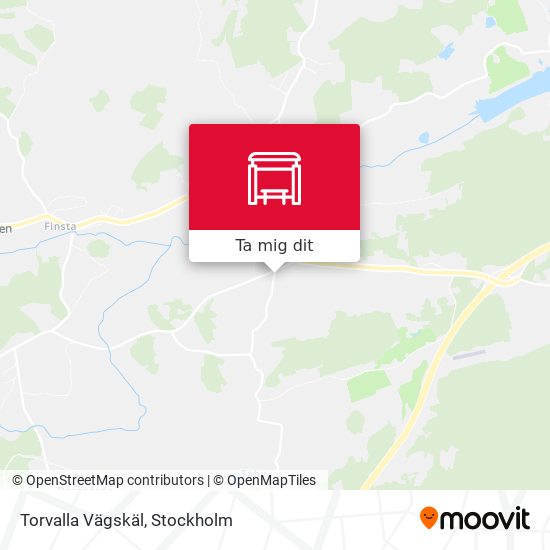 Torvalla Vägskäl karta