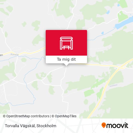 Torvalla Vägskäl karta