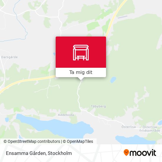 Ensamma Gården karta