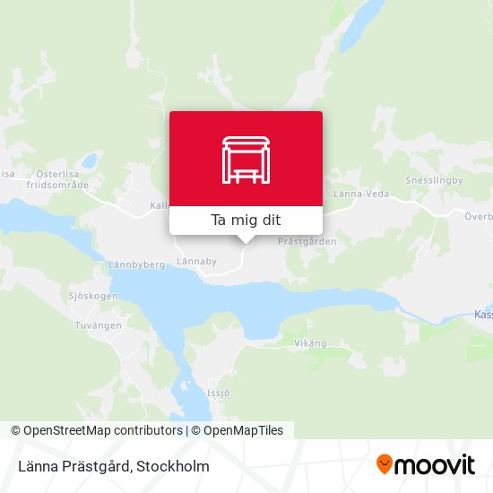 Länna Prästgård karta