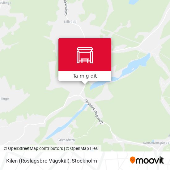 Kilen (Roslagsbro Vägskäl) karta