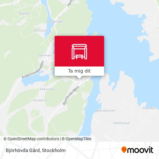 Björhövda Gård karta