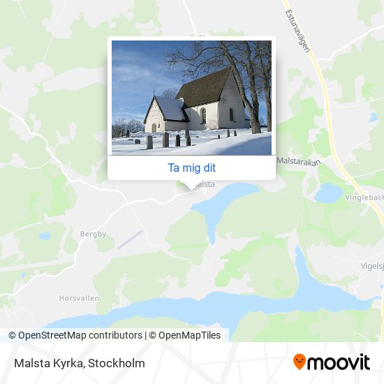 Malsta Kyrka karta