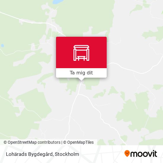 Lohärads Bygdegård karta