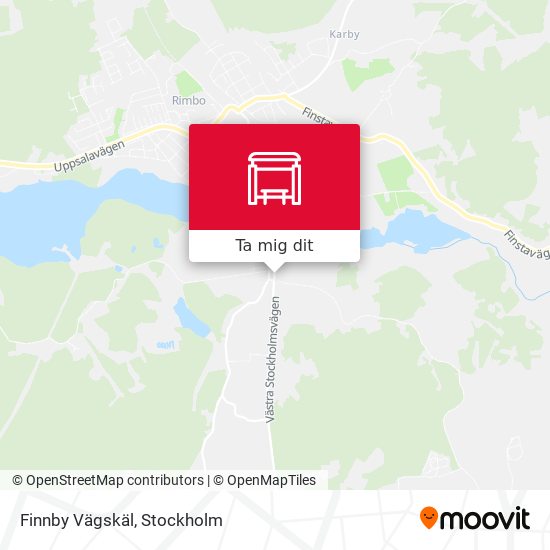 Finnby Vägskäl karta