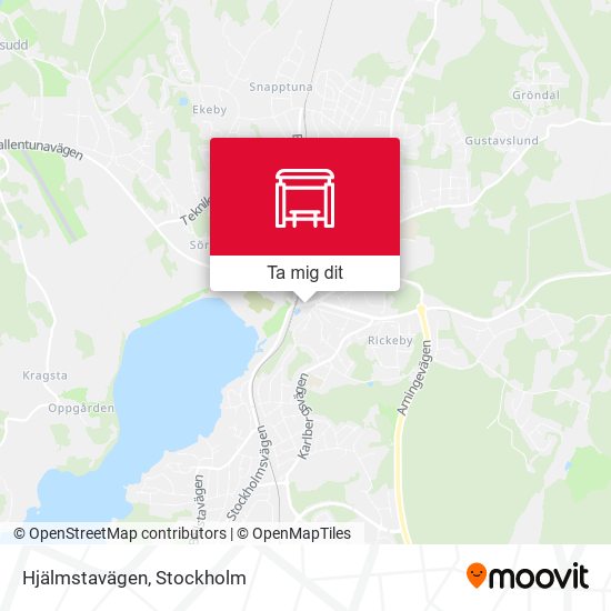 Hjälmstavägen karta